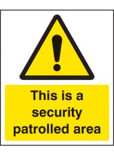 This Is a Security Patrolled Area