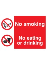 No Smoking - No Eating - No Drinking