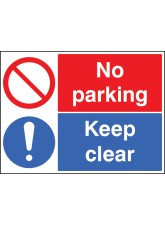 Keep Clear No Parking