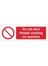Do Not Start - People Working On Machine
