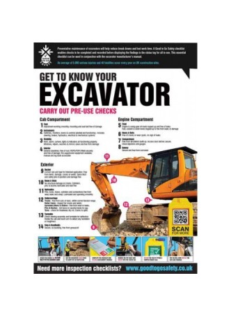 Excavator Inspection - Poster