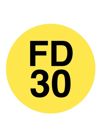 FD30 - Fire Door ID Tag