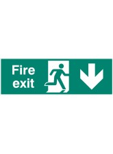 Double Sided Large Fire Exit - Down