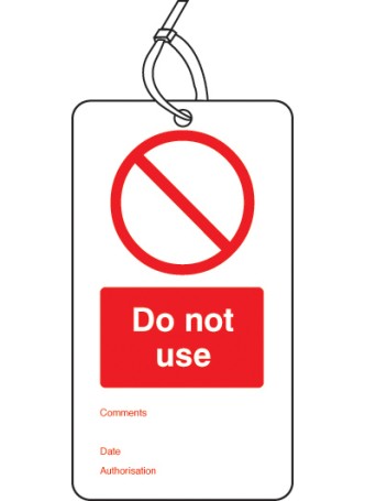 Do Not Use - Double Sided Tags (Pack of 10)