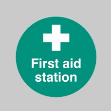 First Aid Station - Floor Graphic