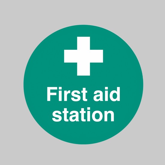 First Aid Station - Floor Graphic