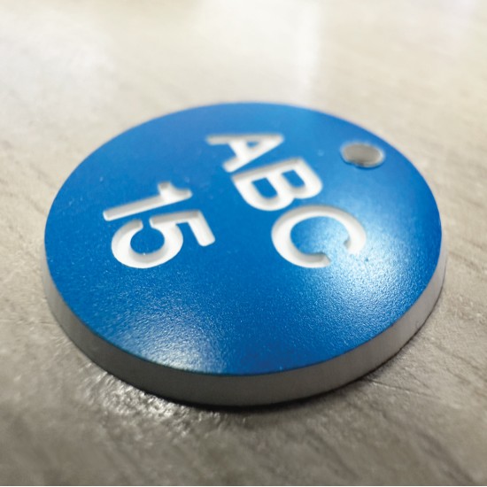 Single Engraved Valve Tag