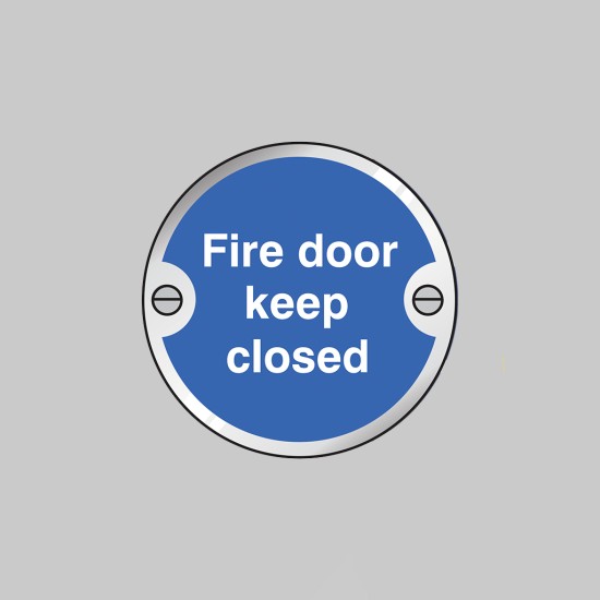Fire Door Keep Closed Disc
