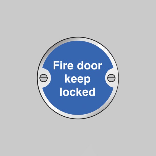 Fire Door Keep Locked Disc