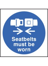 Seatbelts Must be Worn (External)