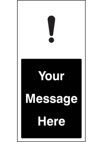 Your Message Here - Custom Cover-Up Sign 