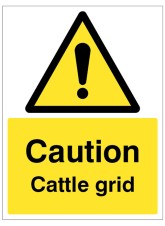 Caution - Cattle Grid
