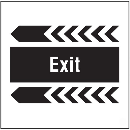 Exit - Arrow Left - Add a Logo - Site Saver