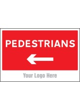 Pedestrians: Arrow Left - Add a Logo - Site Saver
