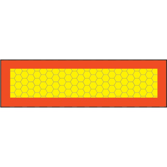 ECE70 Vehicle Marking Plate - Boxed - 600 x 200mm 