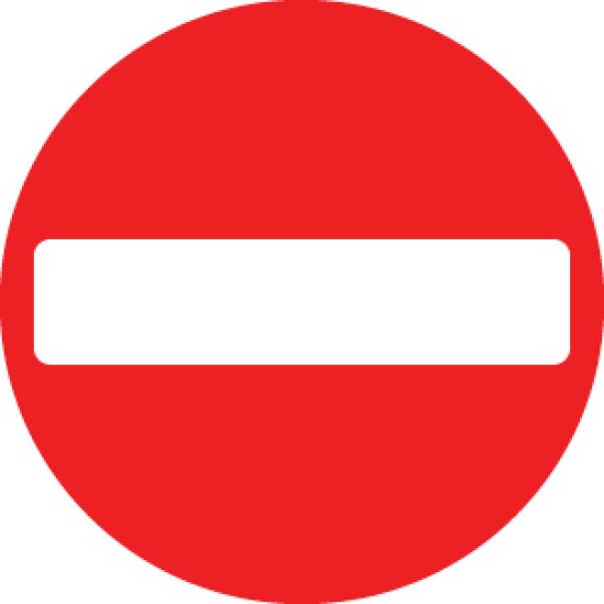No Entry - Class RA1