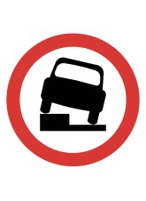 No Parking on Verge or Footway - Class RA1 and R2