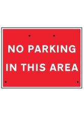 Re-Flex Sign - No Parking in this Area