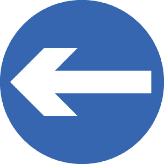 Direction Arrow Left / Right - Class R2 - Permanent Direction Arrow Left / Right - Class R2 - Permanent