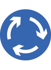 Roundabout Symbol - RA1 and R2