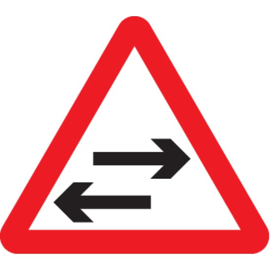 Two Way Traffic Crossing Ahead - Class R2 - Permanent Two Way Traffic Crossing Ahead - Class R2 - Permanent
