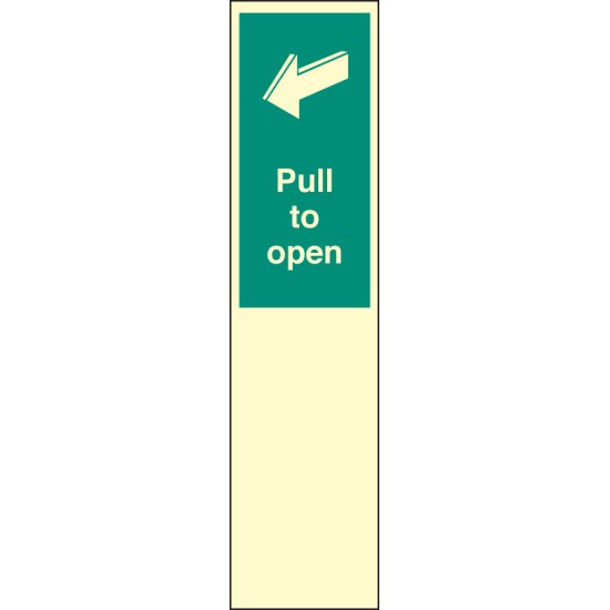 Door Plate - Pull to Open Door Plate - Pull to Open