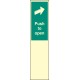 Door Plate - Push to Open Door Plate - Push to Open