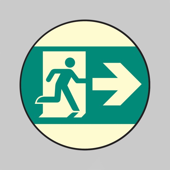Emergency Exit - Right - Floor Marker