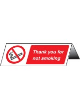 Thank You for Not Smoking Table Cards (Pack of 5)