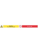 Caution - Damaged Racking - Do Not Use