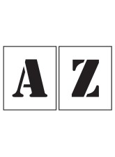 Stencil Kit - Letters A-Z