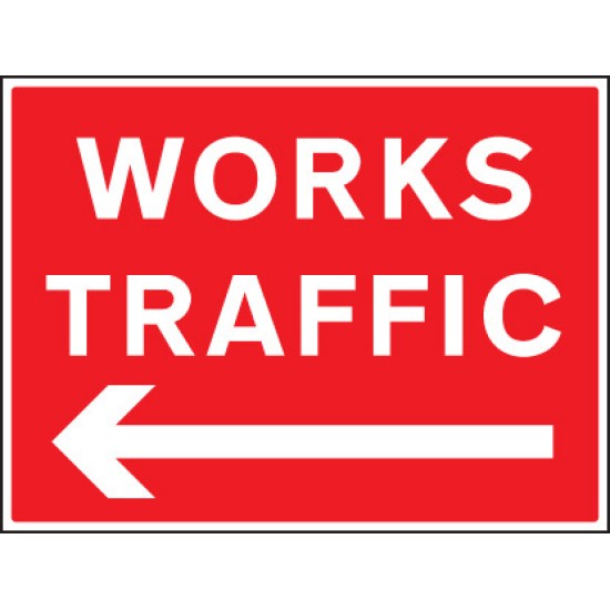 Works Traffic - Arrow Left Works Traffic - Arrow Left