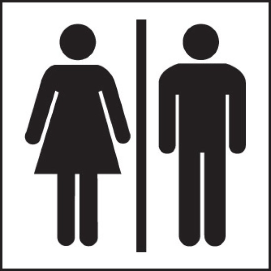 Unisex Toilet Symbol Unisex Toilet Symbol