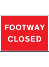 Footway Closed