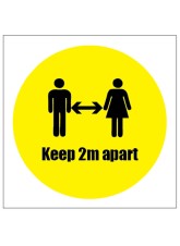 Keep Apart Sticker - 2m