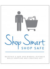 Shop Smart, Shop Safe - Maintain a Safe, Mindful Distance