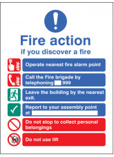 EEC Fire Action (manual Call 999) - Lift in Building