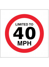 Limited to 40mph