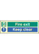 Fire Exit - Keep Clear