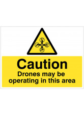 Caution Drones May be Operating in this Area