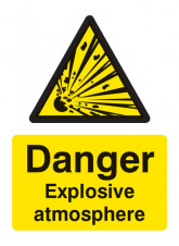 Danger Explosive Atmosphere BS5499