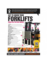 Forklift Inspection Checklist Poster (A2)