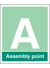 Special Assembly Point - Rigid Plastic - 250 x 300mm