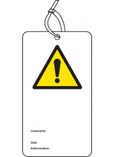 ! - Double Sided Safety Tag (Pack of 10)