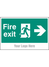 Fire Exit - Arrow Right - Site Saver