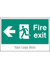 Fire Exit - Arrow Left - Site Saver