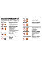Pocket Guide GHS Symbols (Pack 10)