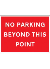 No Parking Beyond this Point