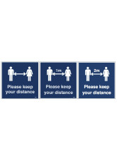 Please Keep your Distance - 1m / 2m / Generic Distance Options