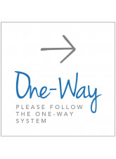 One Way - Arrow Right - Floor Graphic